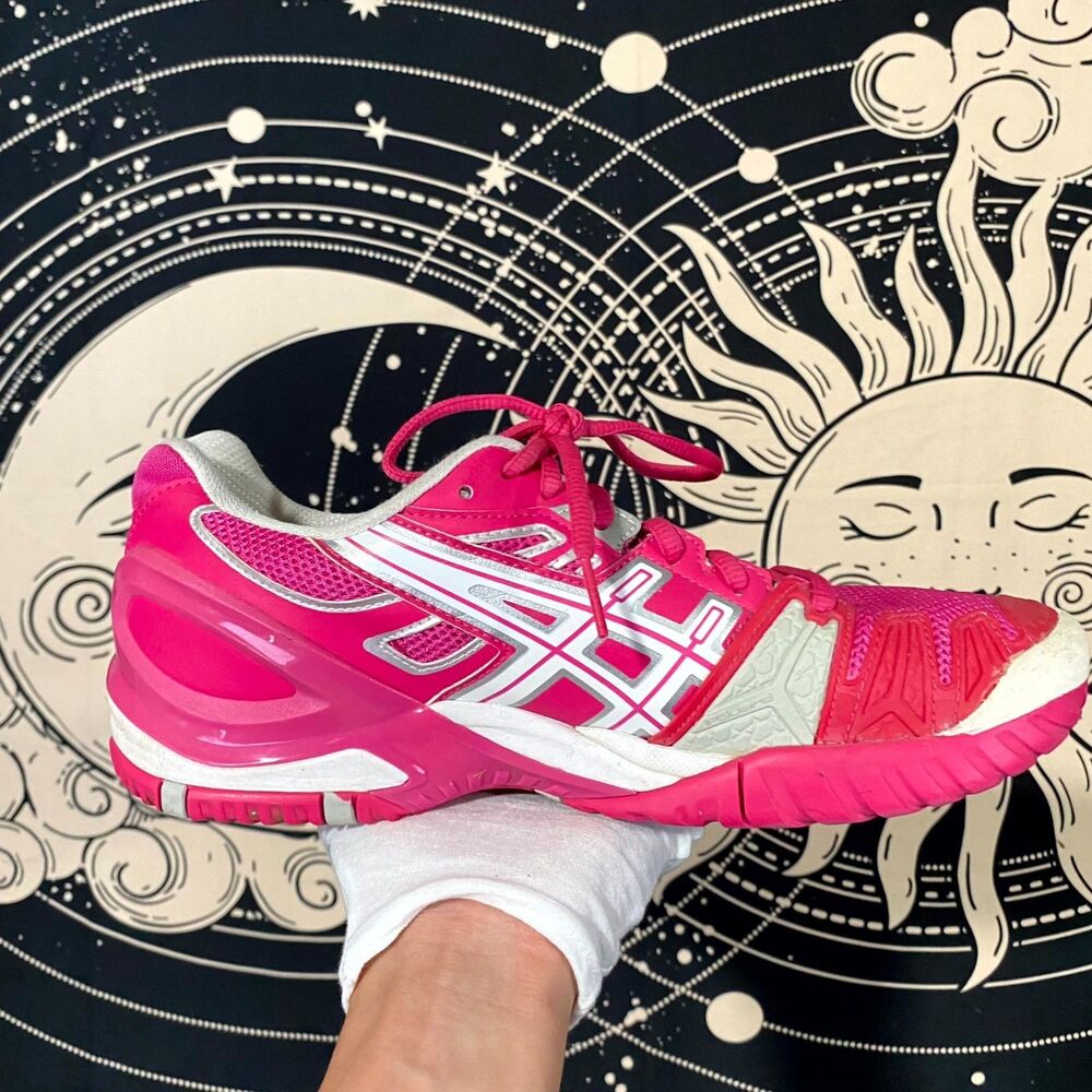 Asics Gel Resolution 5 E350Y Athletic Sneaker Women's 9 Pink Mesh Sports Running - Picture 4 of 7